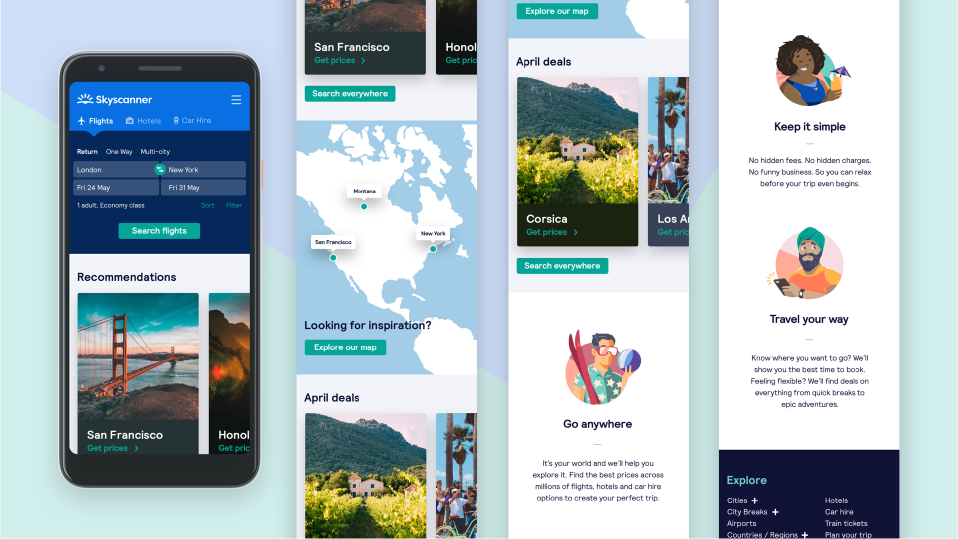 Skyscanner brand application