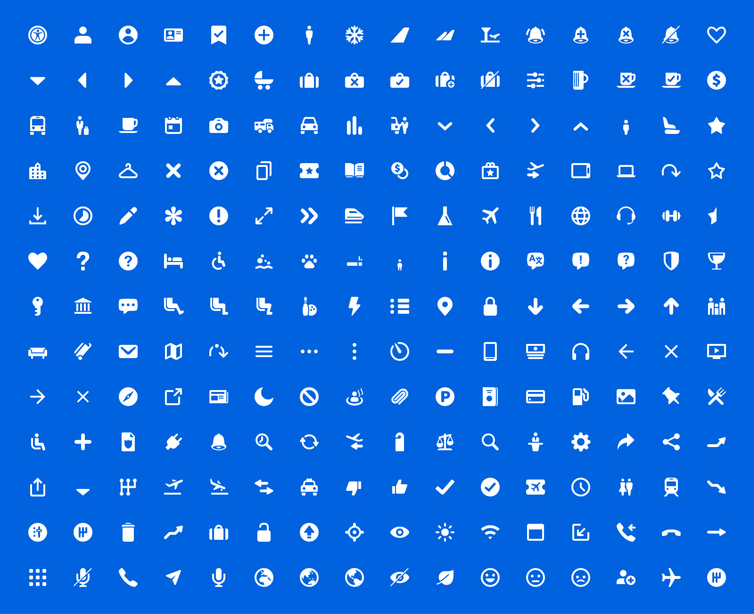 Skyscanner full icon set